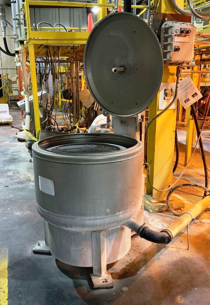 North Star 755 XP perforate basket centrifuge, 304SS.