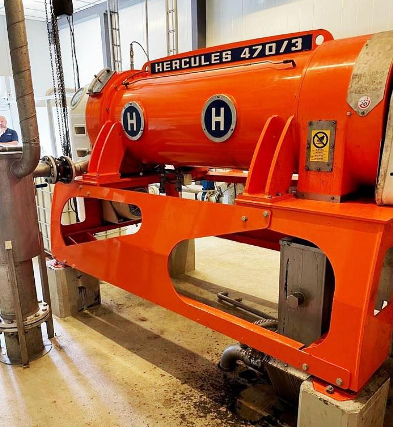 Pieralisi Hercules 470/3 decanter centrifuge, SS.