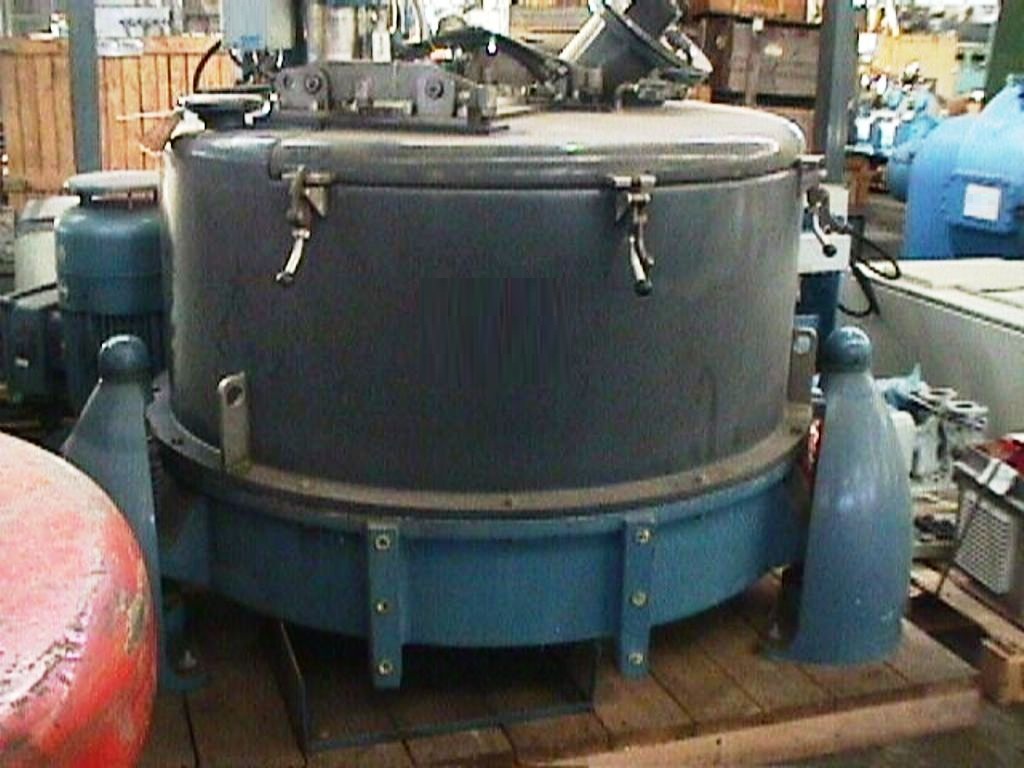 Luwa-Heine 342 gastight perforate basket centrifuge, Hastelloy C4.
