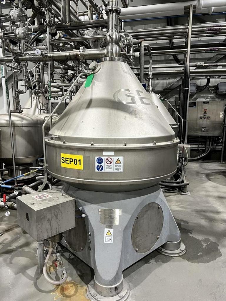 (3) GEA Westfalia SSI 300-01-772 vegetable protein separator centrifuges, 316SS.