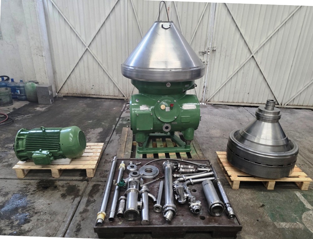 (4) Westfalia RSB 150-01-776 vegetable oil separators, 316SS.
