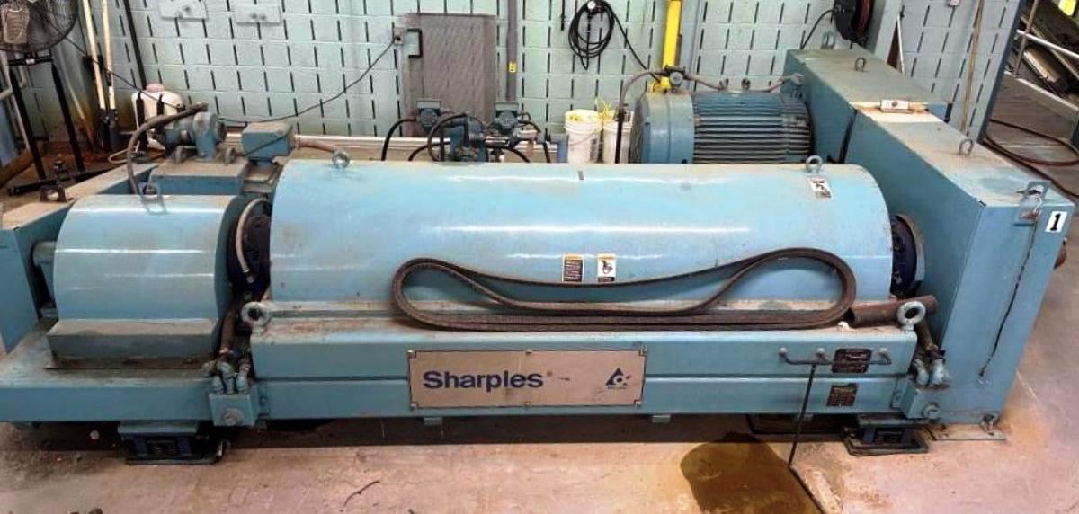 (2) Alfa-Laval/Sharples DS-406 Super-D-Canter centrifuges, 316SS.