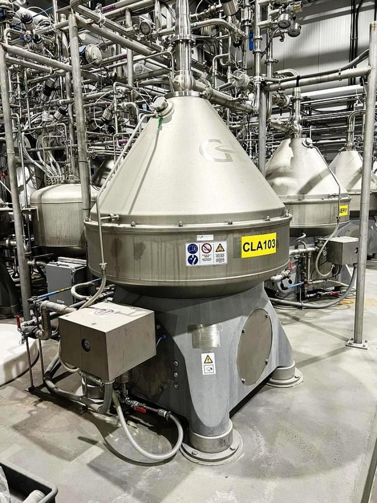 (7) GEA Westfalia SSI 300-06-772 vegetable protein clarifier centrifuges, 316SS.