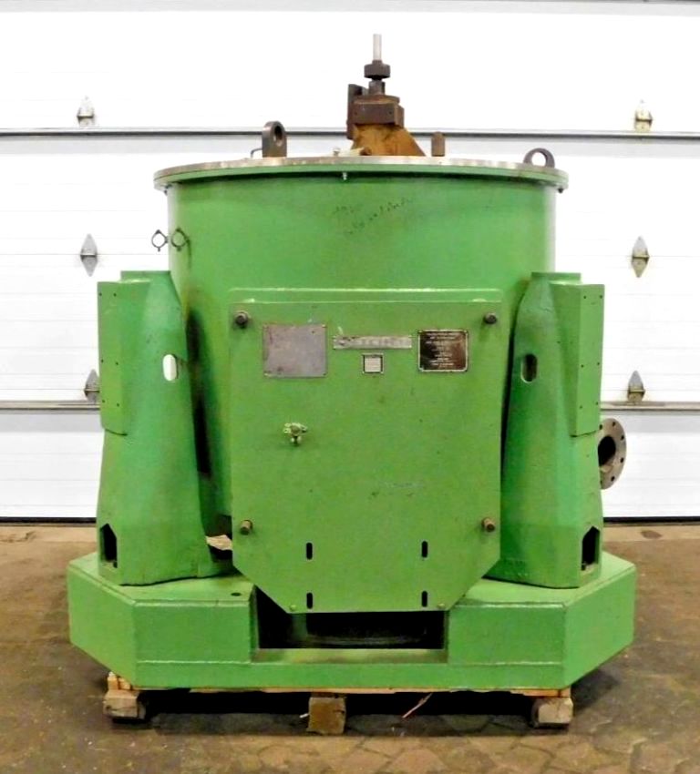 Sharples SP-5500 solid bowl basket centrifuge, 316SS.