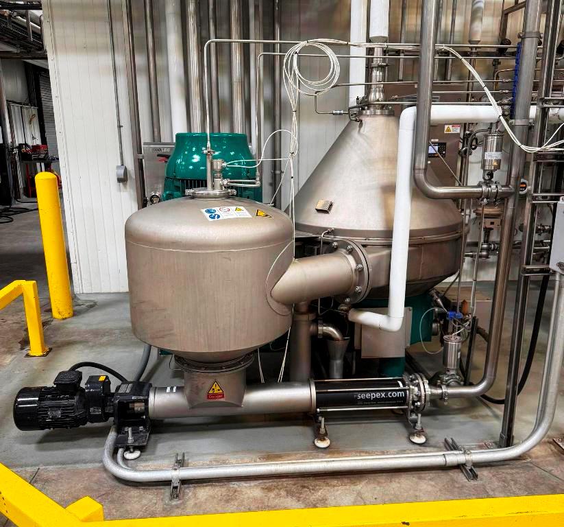 Westfalia GSE 200-06-777 clarifier centrifuge, 316SS.