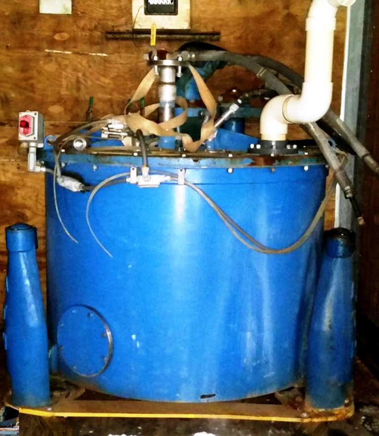 (2) Sanborn 30 x 18 perforate basket centrifuges, 316SS.