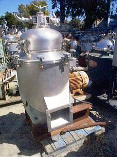 Alfa-Laval BRPX 207-35S-60 clarifier centrifuge, 316 SS.