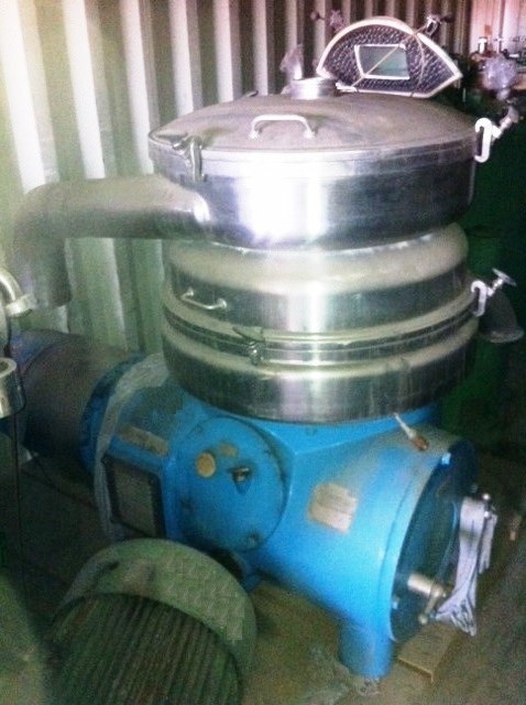 Westfalia HFG 12036 nozzle centrifuge, 316SS.