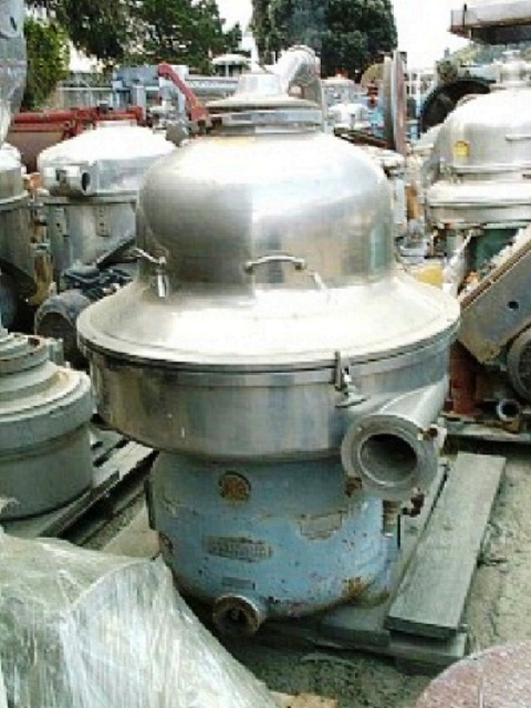 (2) Westfalia SIG 15007 nozzle centrifuges, 316 SS.