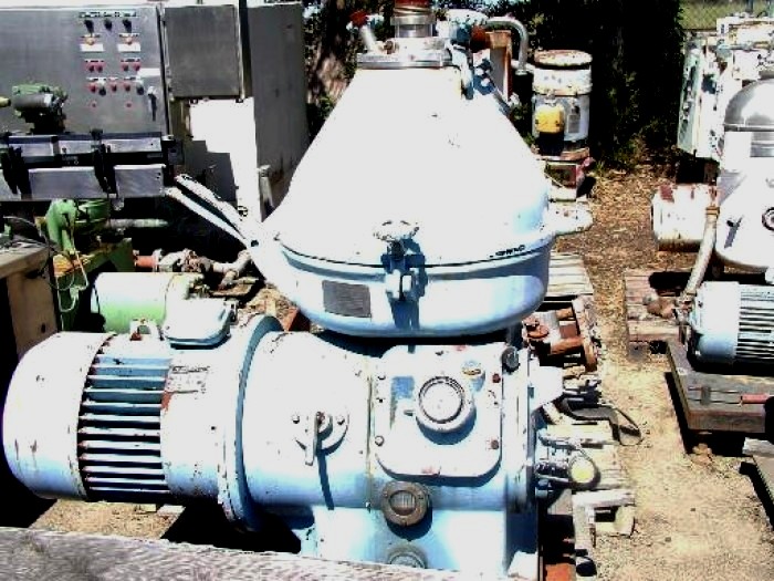 Alfa-Laval SFDX 209S-34-60 nozzle centrifuge, 316SS.