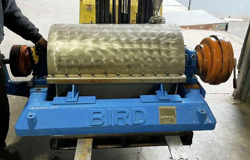 (5) Bird 18 x 28 solid bowl decanter centrifuges, 316SS.