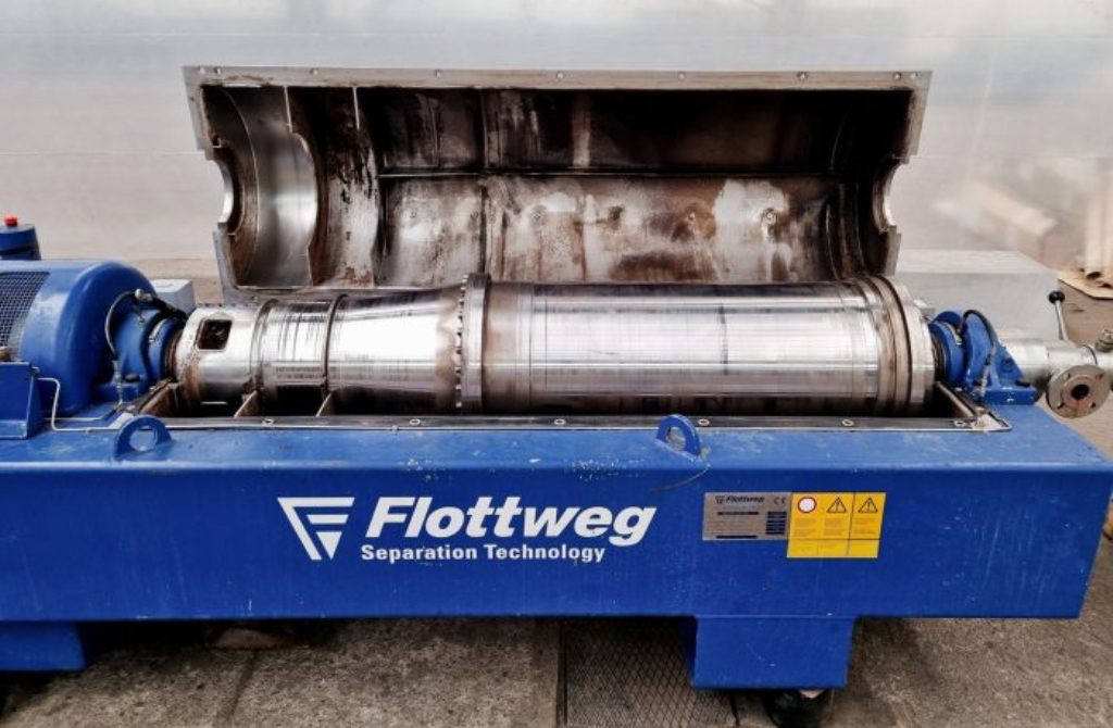 Flottweg Z4E-4/401 decanter centrifuge, 316SS.