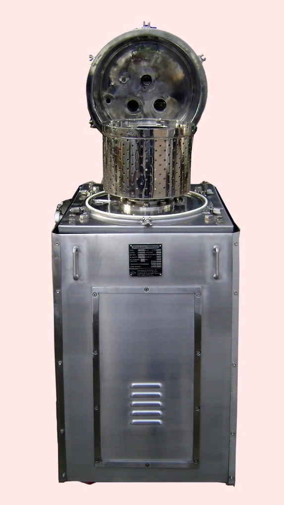 NEW: Joflo 14" x 7" perforate basket centrifuge, 316SS.