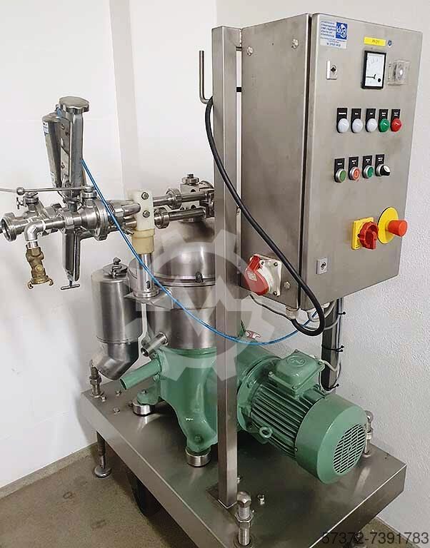(2) Westfalia SA 7-06-076 clarifier centrifuges, 316SS.