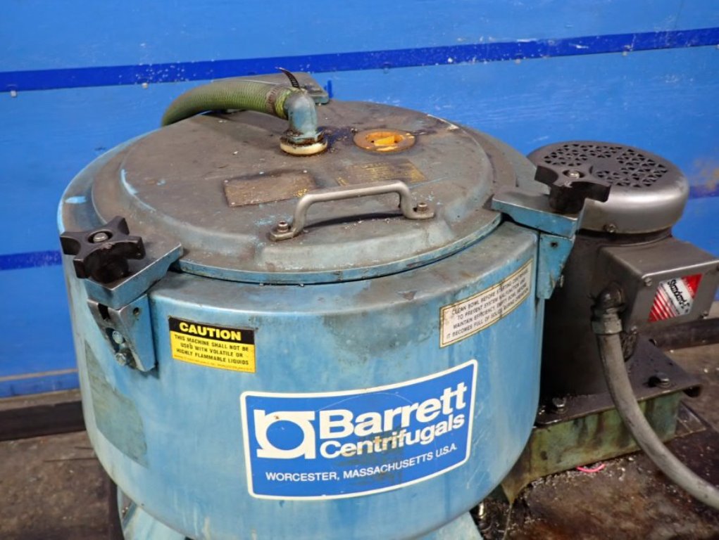 Barrett 225-F Clarifuge centrifuge, SS.