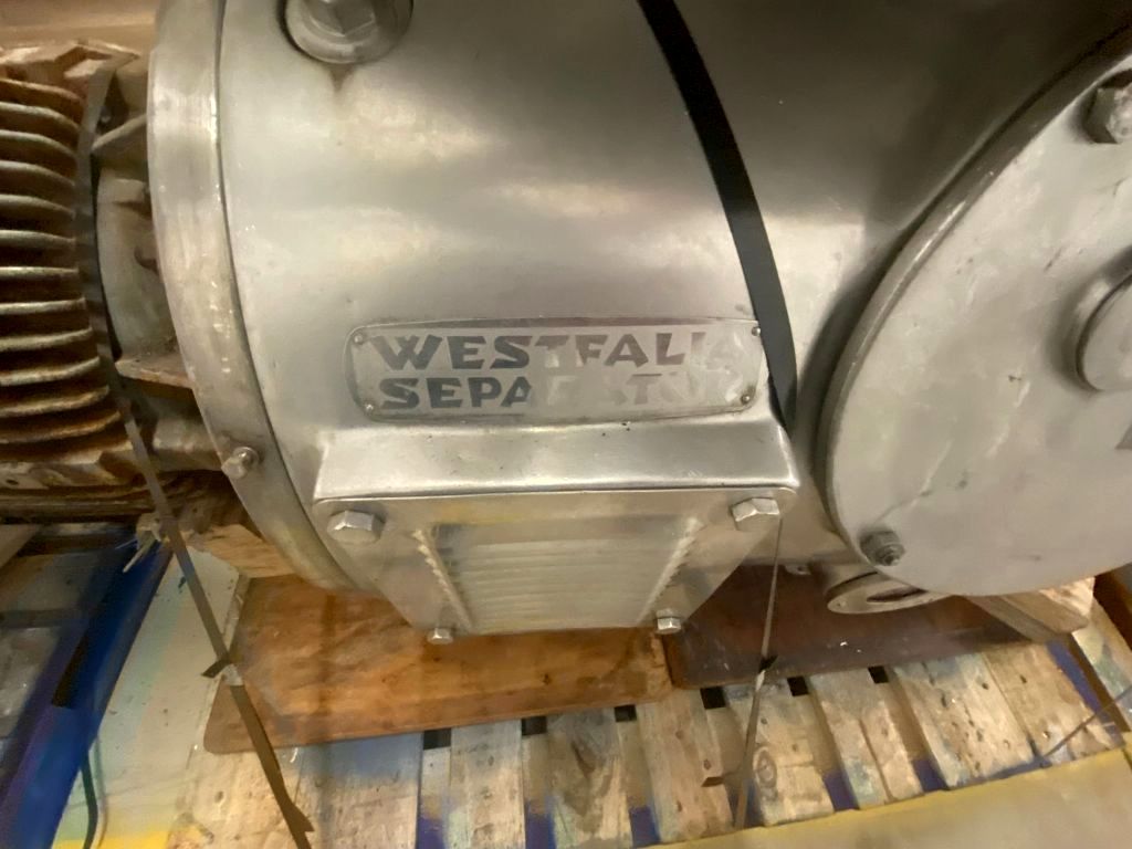 Westfalia MSA 160-01-076 warm milk separator, 316SS.