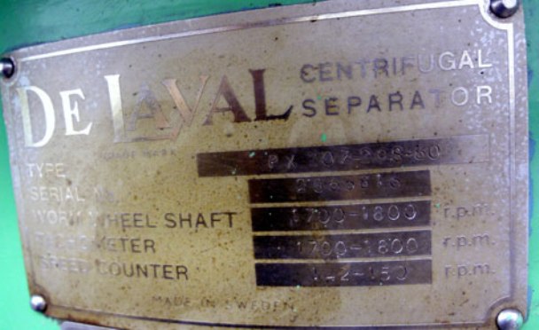 Alfa-Laval MOPX 207 SGT-24 oil purifier, 316SS.