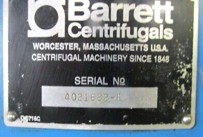 Barrett 402-E chip spinner.