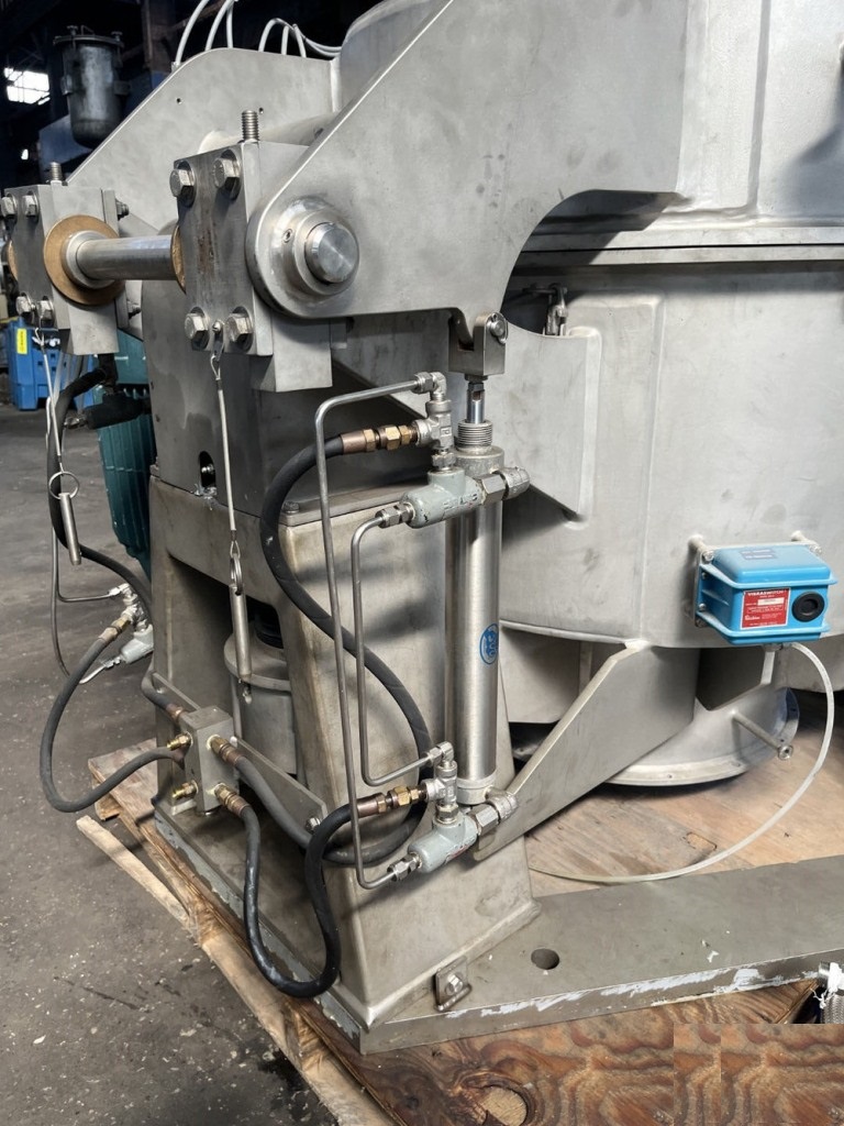 (2) Western States 30 x 18 perforate basket centrifuges, 316L SS.