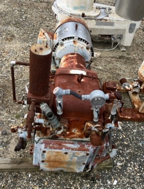 Oilgear hydraulic pumping unit and motor.