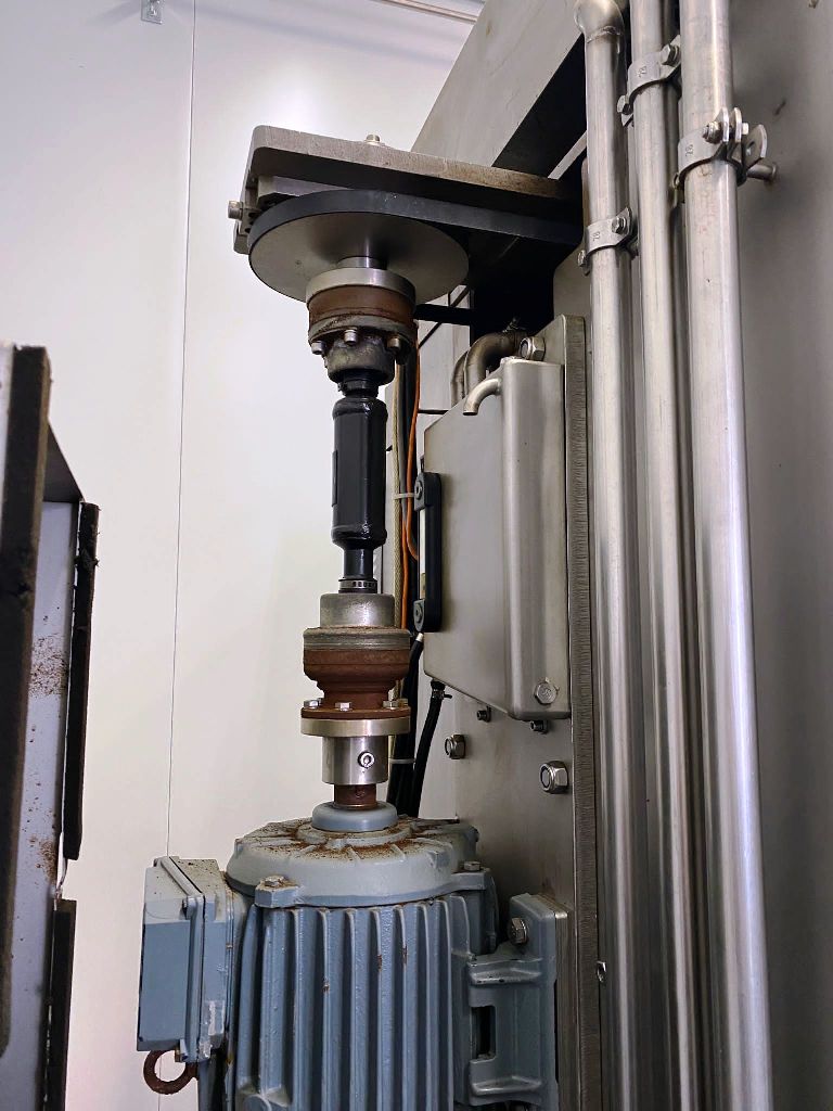 Evodos type 25 spiral plate centrifuge, 316L SS.