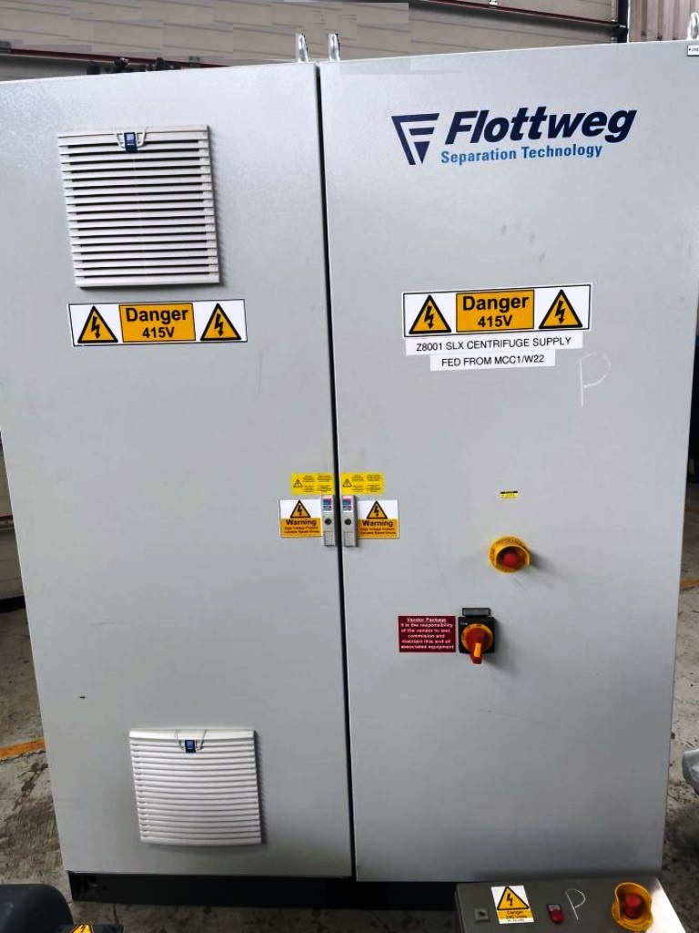 Flottweg Z23-4/441 tricanter centrifuge, 316SS.