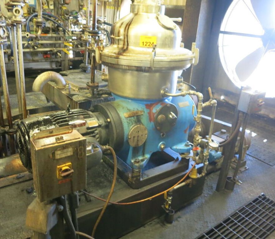 (5) Westfalia SAMR 5036 clarifier centrifuges, 316SS.