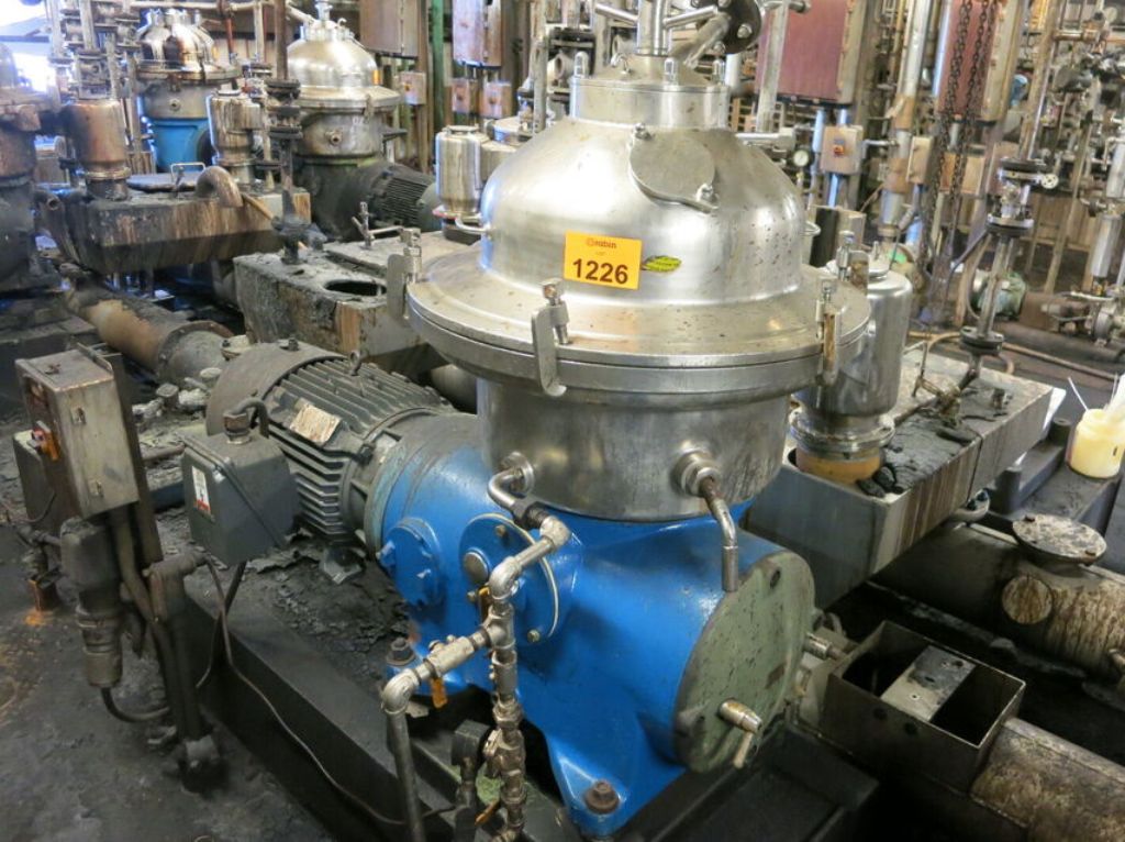(5) Westfalia SAMR 5036 clarifier centrifuges, 316SS.