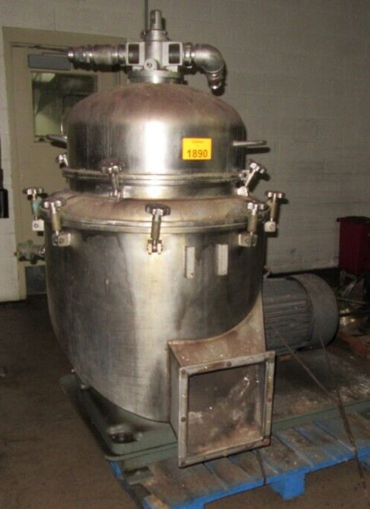 Alfa-Laval KBRPX 213 SGV-31C-60 clarifier centrifuge, 316SS.