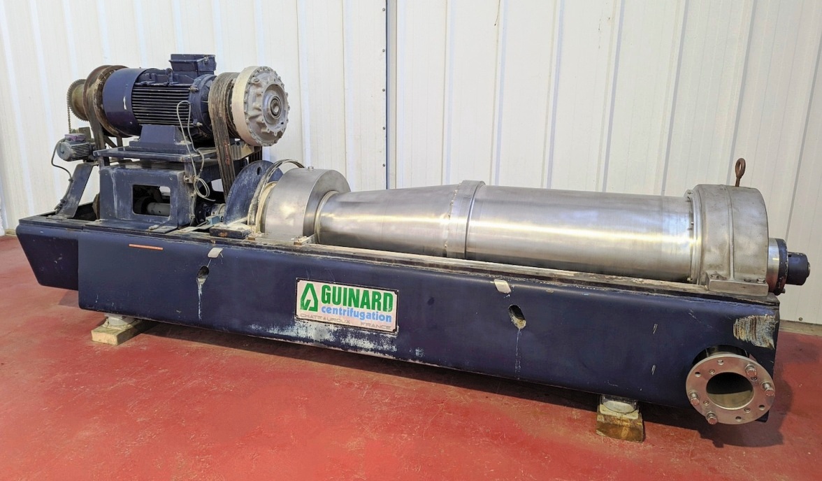 Andritz/Guinard D5L P50 HBIL (20.5 x 102") decanter centrifuge.