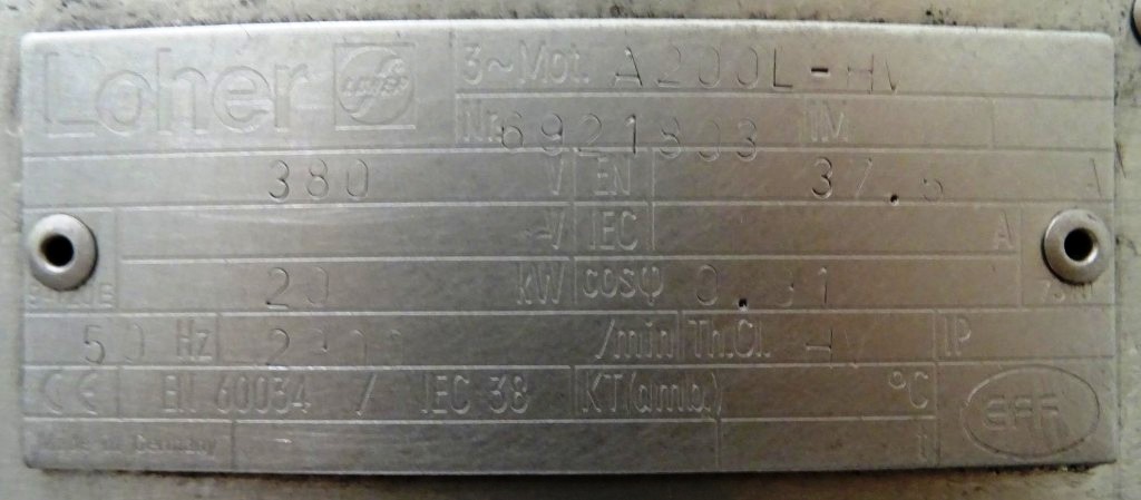 Westfalia KDA 18-02-177 CIP quark separator, 316SS.