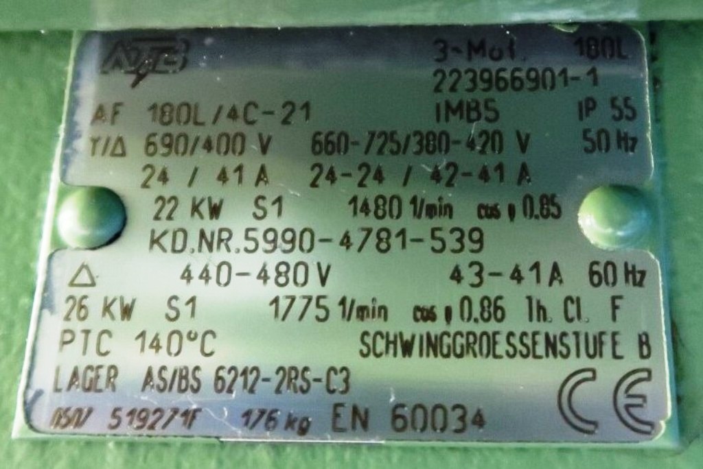 Westfalia KDB 16-02-076 quark/yogurt nozzle separator, 316SS.