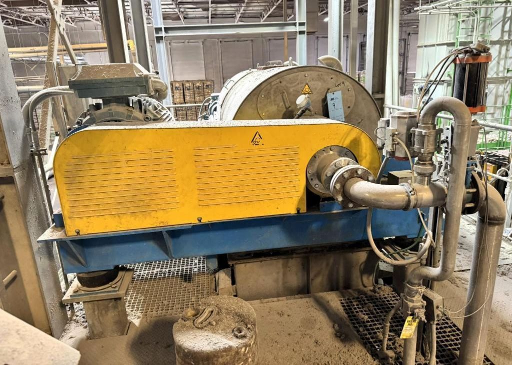 (3) Andritz CENSOR ACZ 9-3 plastic recycling decanter centrifuges, 316L SS.