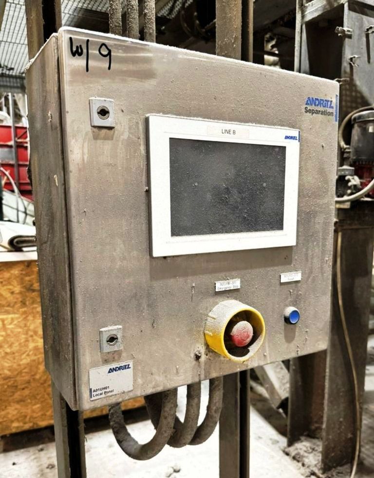 (3) Andritz CENSOR ACZ 9-3 plastic recycling decanter centrifuges, 316L SS.