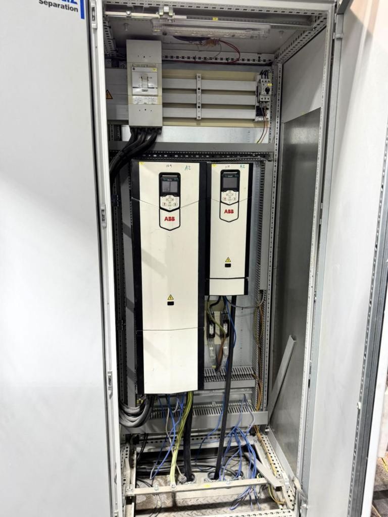 (3) Andritz CENSOR ACZ 9-3 plastic recycling decanter centrifuges, 316L SS.