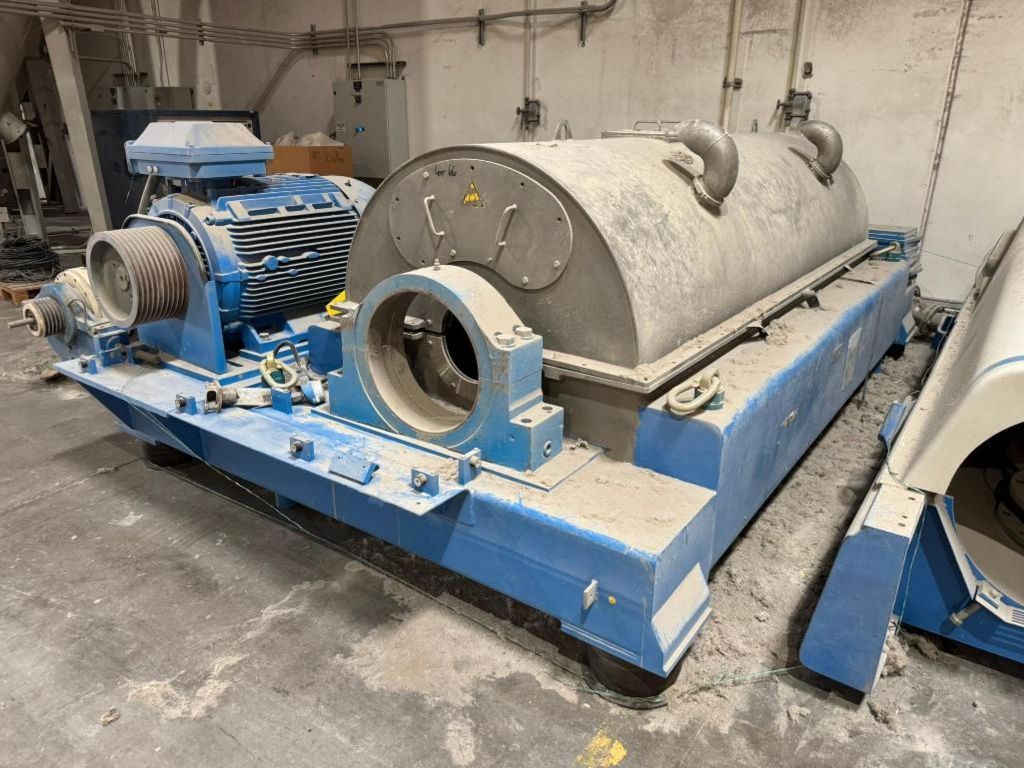 (3) Andritz CENSOR ACZ 9-3 plastic recycling decanter centrifuges, 316L SS.