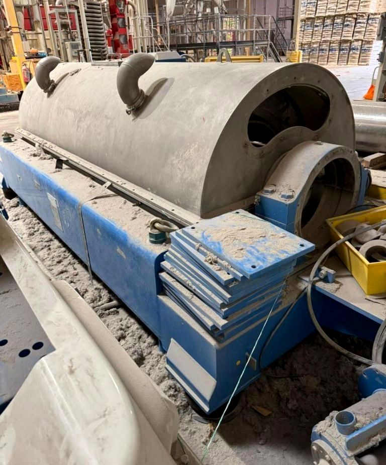 (3) Andritz CENSOR ACZ 9-3 plastic recycling decanter centrifuges, 316L SS.