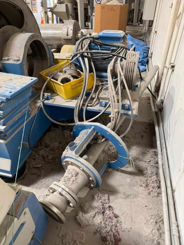 (3) Andritz CENSOR ACZ 9-3 plastic recycling decanter centrifuges, 316L SS.