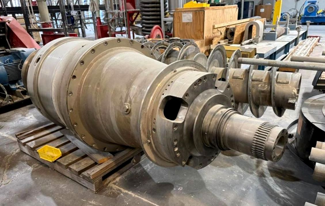 (3) Andritz CENSOR ACZ 9-3 plastic recycling decanter centrifuges, 316L SS.