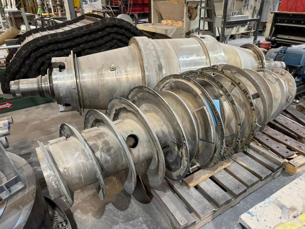 (3) Andritz CENSOR ACZ 9-3 plastic recycling decanter centrifuges, 316L SS.