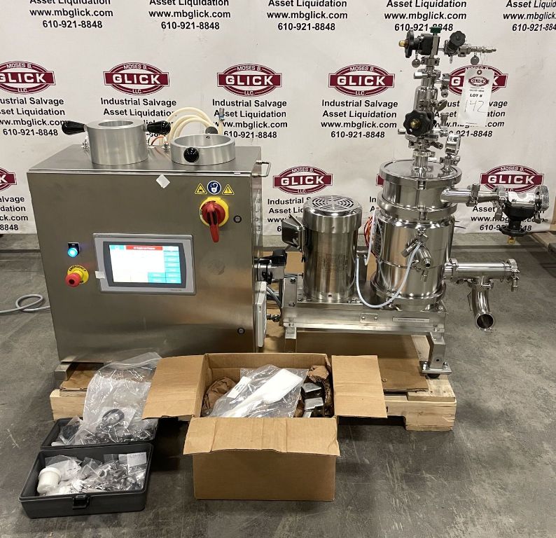 Carr ViaFuge Pilot clarifier centrifuge, 316L SS.