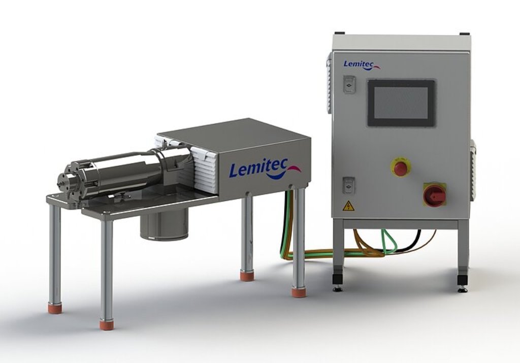 Lemitec MD 60-Sn CIP/SIP laboratory decanter centrifuge, 316L SS.