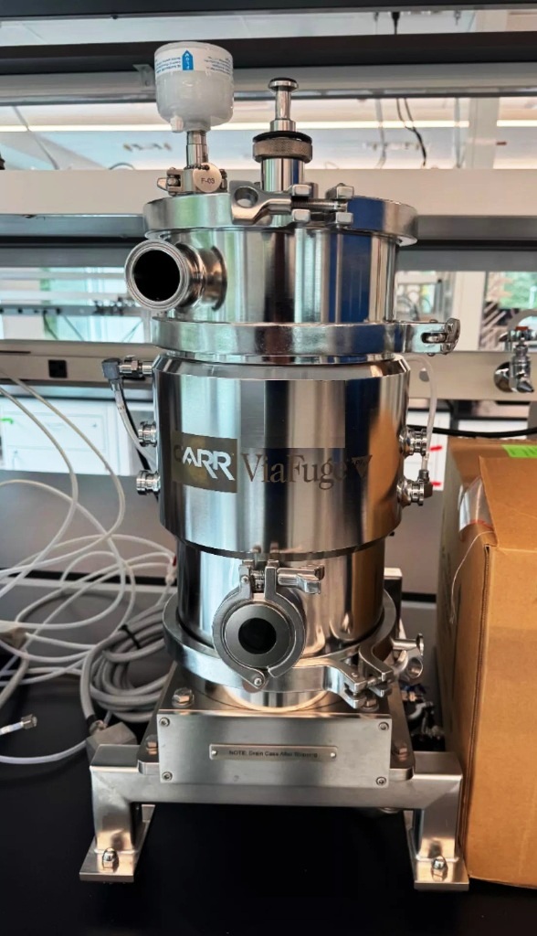 Carr ViaFuge 9003 PLT Pilot clarifier centrifuge, 316L SS.