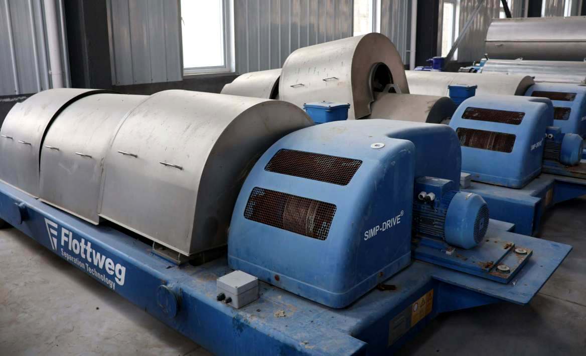 Flottweg Z53-4/454 decanter centrifuge, 316SS.