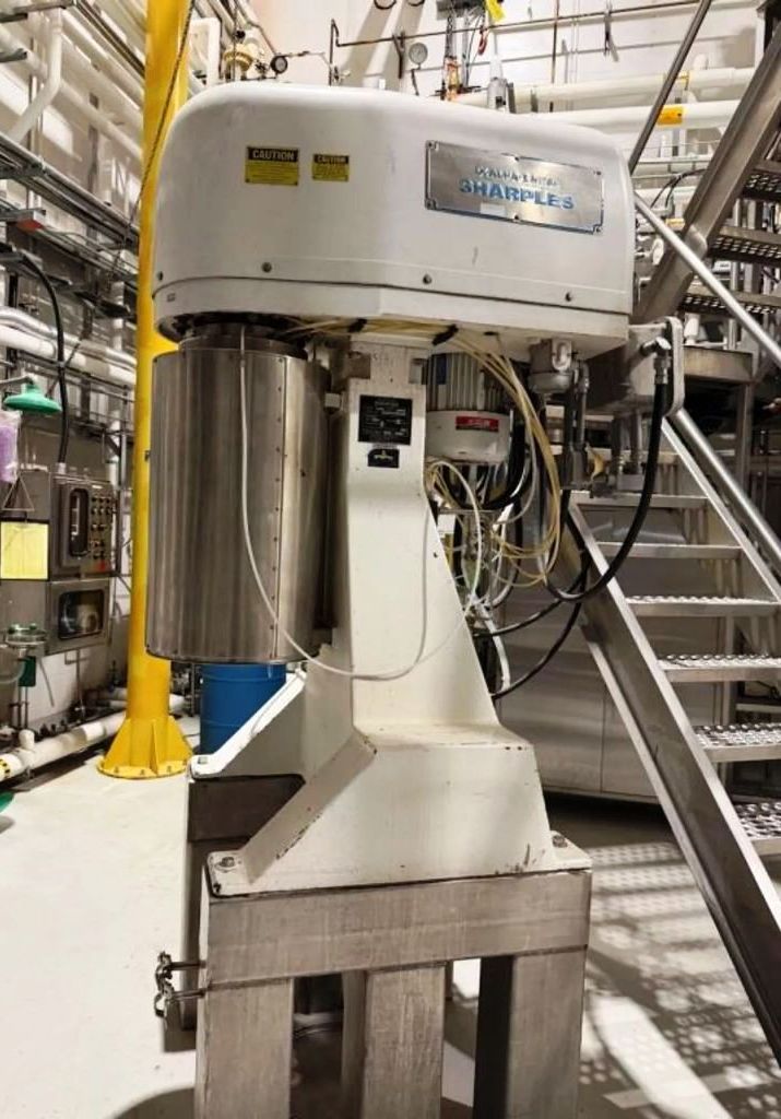 Sharples SP-725 Super helix clarifier centrifuge, 316/317SS.