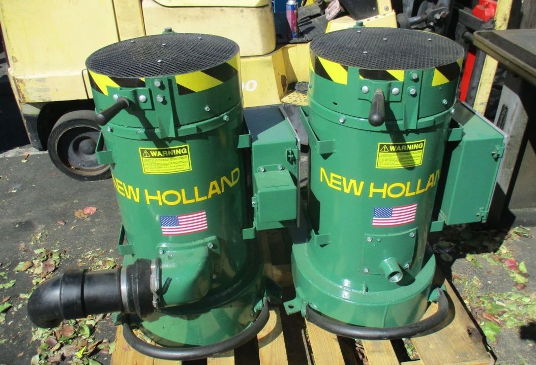 (4) New Holland K-24 12" x 12" chip wringer/dryers, SS.