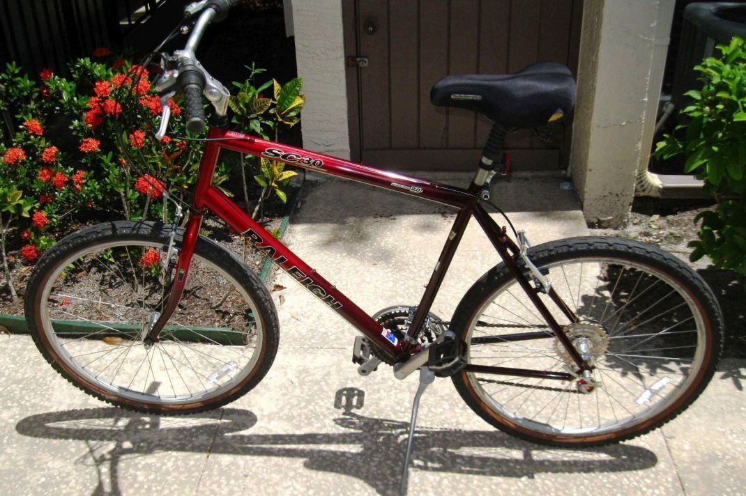 Raleigh SC30 21-speed Hybrid Bicycles — Matching Men's & Women's Pair.