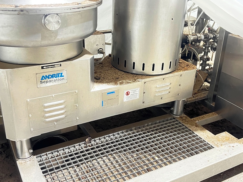 Andritz-Frautech CA 41V BD beer clarifier skid, 316SS.