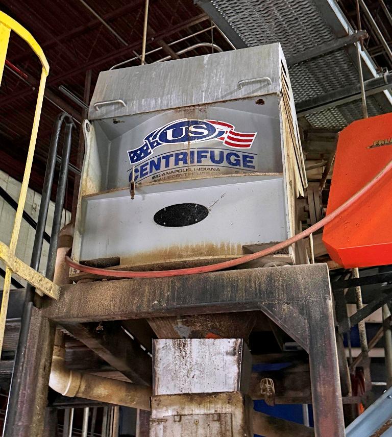 USC Supramatic A560 self-cleaning basket centrifuge.