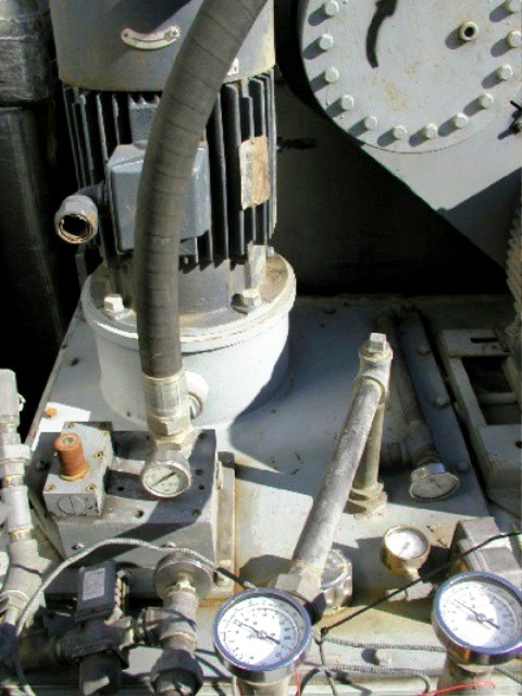 Bird/Escher-Wyss ML-500 2-stage pusher centrifuge, SS.